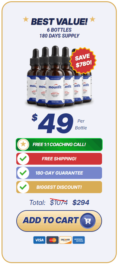 Buy MounFit 6 Bottle